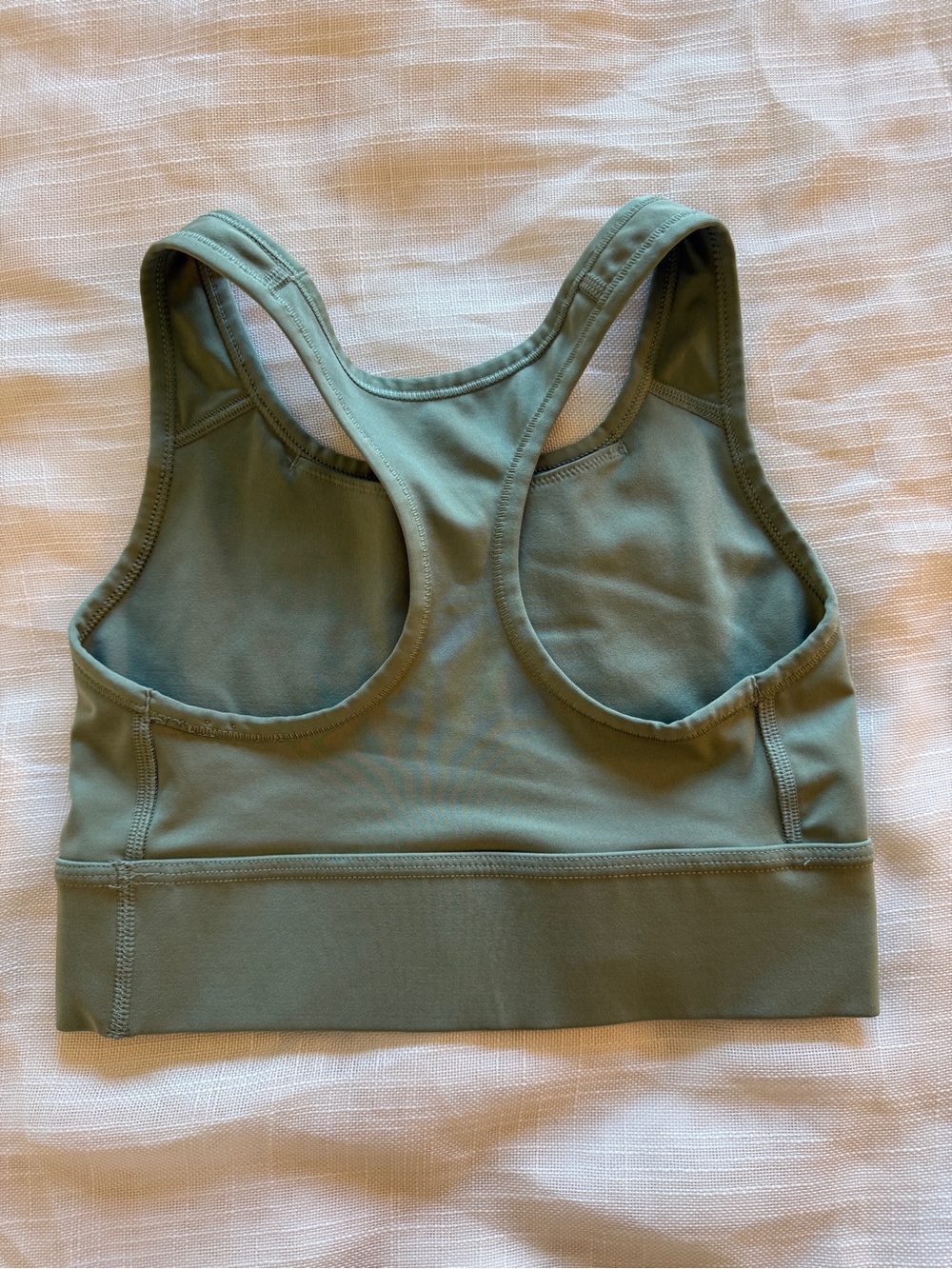 Nike Sage Green Racerback Sports Bra - Picture 2 of 3
